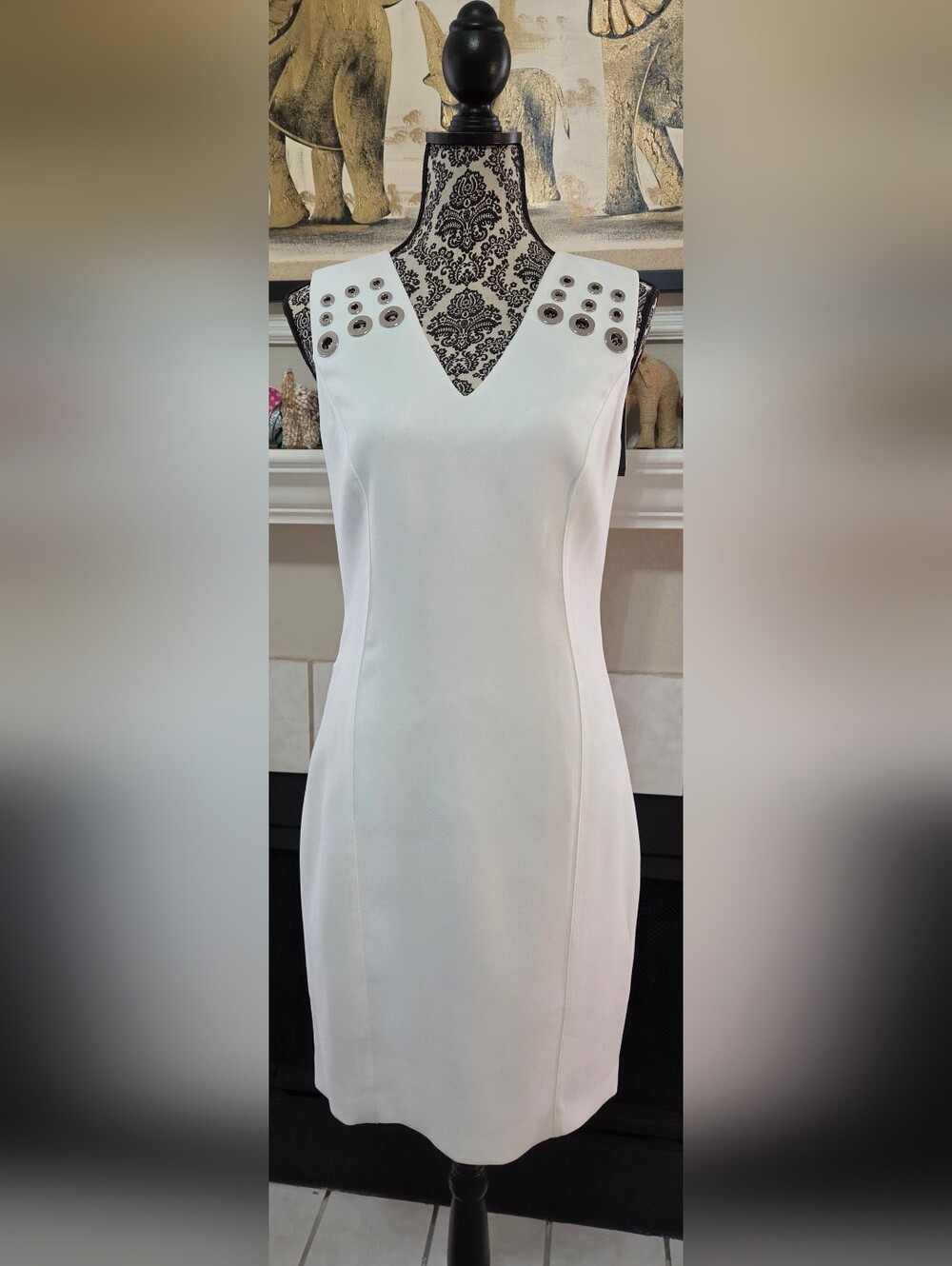 NWT Elie Tahari “Monica” Dress in Optic White